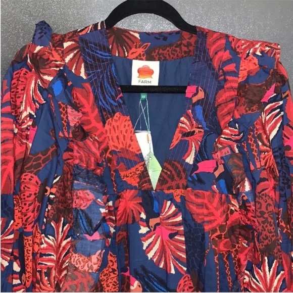 FARM RIO Animal Tapestry Midi Dress - Picture 9 of 14